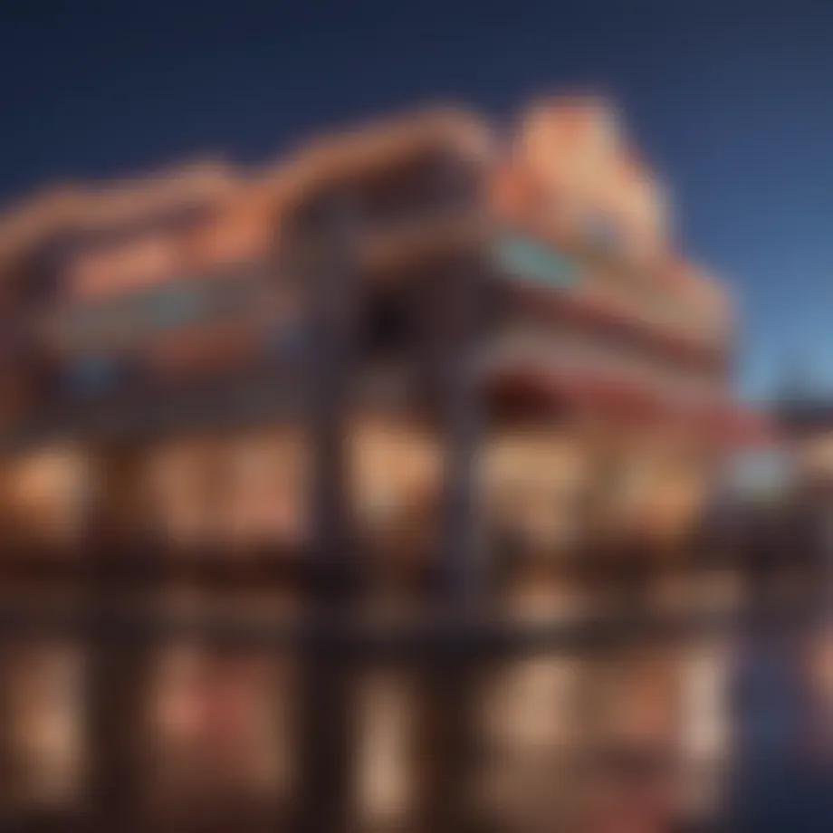 Exterior view of a vibrant casino in Sparks