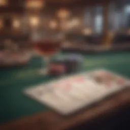 Elegantly designed poker night invitation card