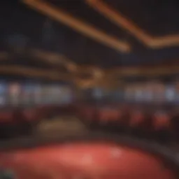Interior view of DraftKings Casino showcasing vibrant gaming atmosphere