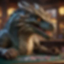 A captivating view of the Dragon Unleashed slot game interface showcasing vibrant graphics and intricate details.
