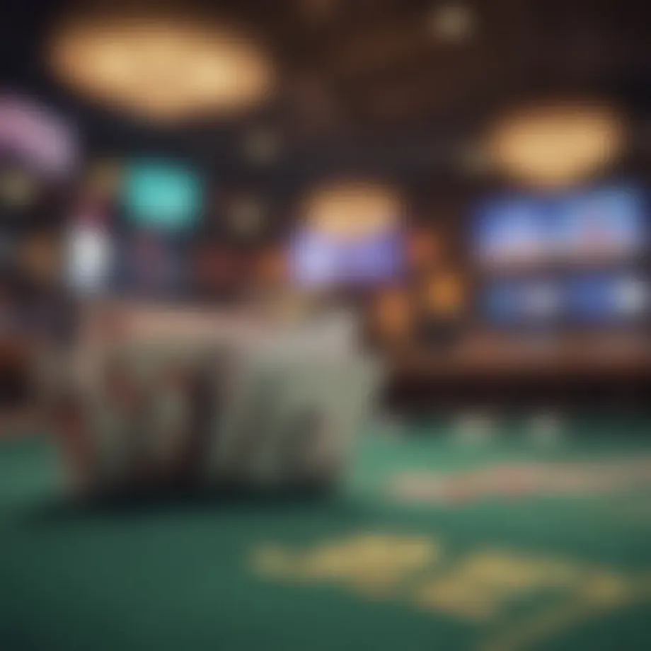 Visual representation of BetMGM's user interface showcasing its various betting options.
