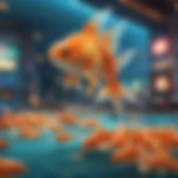Colorful Goldfish Casino game interface showcasing vibrant graphics