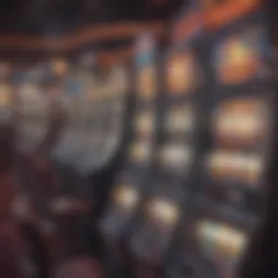 Vibrant Las Vegas casino floor showcasing slot machines