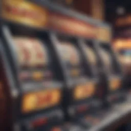 Vibrant array of online slot machine graphics
