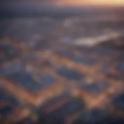 A vibrant aerial view of Huntsville showcasing the cityscape