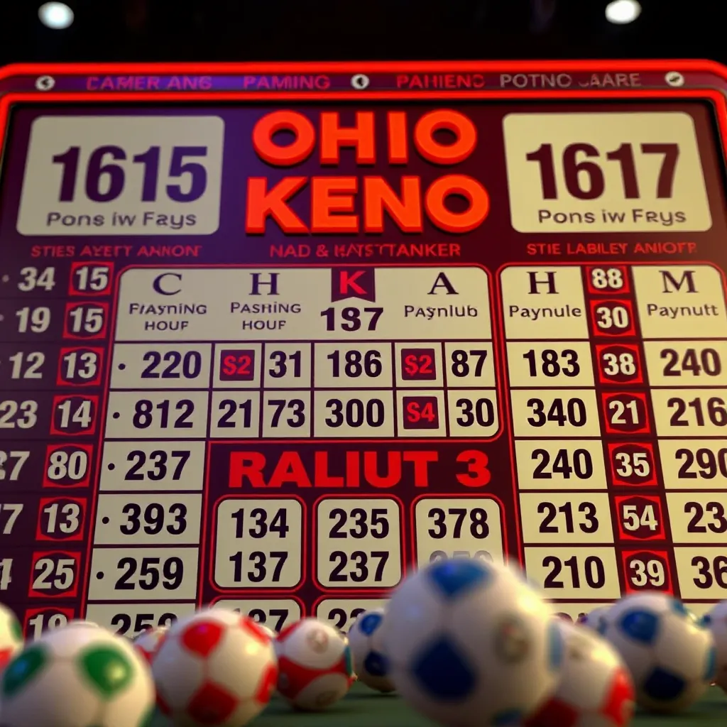 Ohio Keno Payouts Explained Strategies and Insights